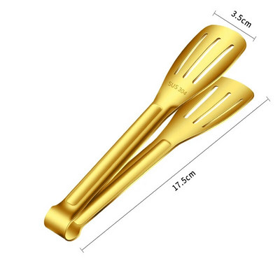 Libisemisvastased roostevabast terasest köögitoidutangid grill-liha-leiva serveerimisklamber Grill-puhvetklamber Toiduvalmistamise tarvikud 7/9/12 tolli