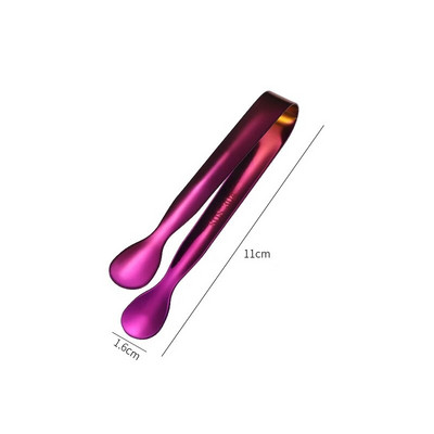 304 nerūdijančio plieno ledo kubelių spaustukai apvali galvutė Cukrus maistas BBQ konditerijos žnyplės Virtuvė Maisto gaminimas Serviravimo spaustukas Barinių reikmenys