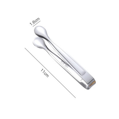 304 nerūdijančio plieno ledo kubelių spaustukai apvali galvutė Cukrus maistas BBQ konditerijos žnyplės Virtuvė Maisto gaminimas Serviravimo spaustukas Barinių reikmenys