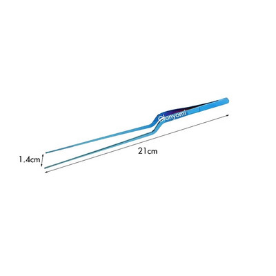 Värvilised 6/8/12-tollised köögitangid, roostevabast terasest kulinaarsed täppispintsetid BBQ-tangid – toidu kujundamine küpsetamiseks