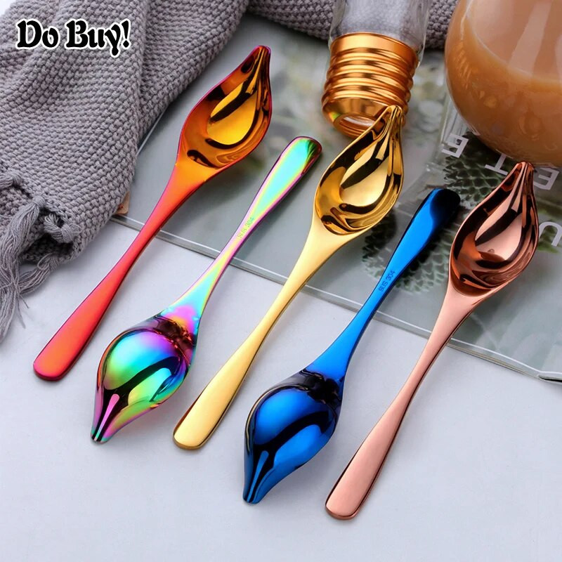 Sriubos kaušas Padažas Šaukštas Nerūdijančio plieno Anties burnos formos padažo šaukštas Ilgai kabantys stalo reikmenys Kastuvas Indas Kaušas Virimo įrankis