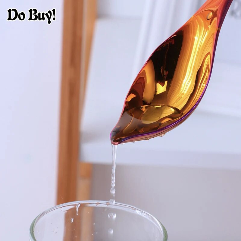 Sriubos kaušas Padažas Šaukštas Nerūdijančio plieno Anties burnos formos padažo šaukštas Ilgai kabantys stalo reikmenys Kastuvas Indas Kaušas Virimo įrankis