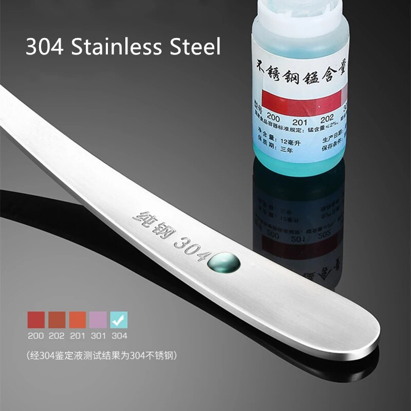 304 Nerūdijančio plieno didelis rameno sriubos kaušelis ilga rankena šaukštas valgomasis šaukštas virtuvės stalo reikmenys maisto ruošimo reikmenys