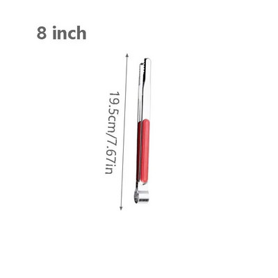 Roostevabast terasest toiduklamber Silikoonist libisemiskindel käepidemega grilltangid pihvleivaküpsetustööriist Kaasaskantavad salati kööginõud