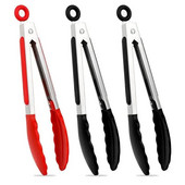 Hvataljka za hranu Kuhinjske hvataljke od nehrđajućeg čelika Silikonske najlonske neklizajuće kopče za kuhanje Stezaljka Roštilj Alati za salatu Roštilj Kuhinjski pribor