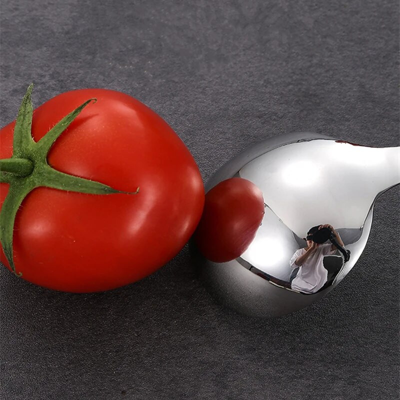 Auksinis apvalus didelis serviravimo šaukštas nerūdijančio plieno ramen sriubos kaušelis karšto puodo makaronų kaušelis virtuvėje ilga rankena virimo šaukštai