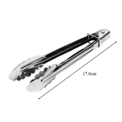 1 tk roostevabast terasest salatitangid BBQ Köök Toidu valmistamine Serveerimisriistad Köögitarvikud Tööriistad Restorani toidukaust