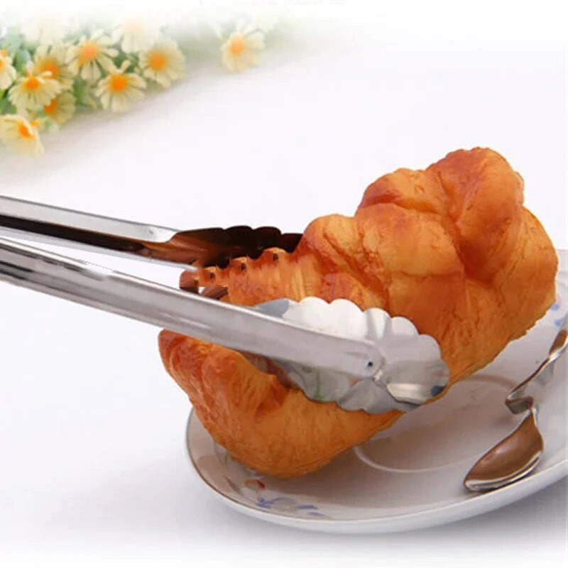 1 tk roostevabast terasest salatitangid BBQ Köök Toidu valmistamine Serveerimisriistad Köögitarvikud Tööriistad Restorani toidukaust