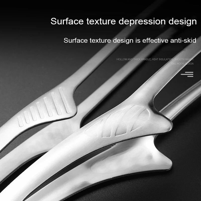 Hvataljke za roštilj Korejski roštilj Stezaljke za roštilj od nehrđajućeg čelika Cooking Chief Tong Kuhinjsko pečenje kruha Vanjsko roštiljanje Stezaljka