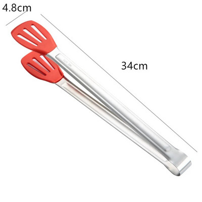 Nerūdijančio plieno rankena Virtuvės žnyplės Duonos mėsos salotų spaustukas Kepimo mentelė Namų virtuvės reikmenys ​Virtuvės priedai