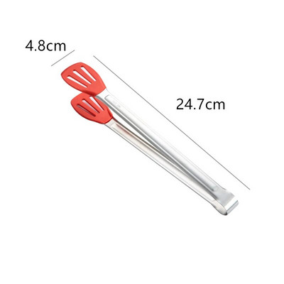 Nerūdijančio plieno rankena Virtuvės žnyplės Duonos mėsos salotų spaustukas Kepimo mentelė Namų virtuvės reikmenys ​Virtuvės priedai