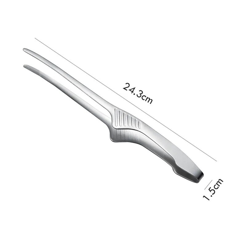 Hvataljka za roštilj Stezaljke za roštilj Kuhinjski dodaci od nehrđajućeg čelika Kuhanje na otvorenom Grilanje Neprianjajuća stezaljka za odreske Alat za pečenje