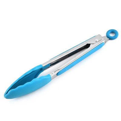 9-tolline kuumuskindel toidutank, libisemisvastane silikoonist grilltang salatileiva serveerimistank grillklambri klamber Köögitarvikud