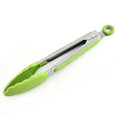 9-tolline kuumuskindel toidutank, libisemisvastane silikoonist grilltang salatileiva serveerimistank grillklambri klamber Köögitarvikud