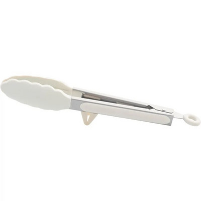 Stezaljka za hranu za roštilj Neklizajuća kopča za roštilj od nehrđajućeg čelika Silikonska hvataljka za roštilj na visokim temperaturama Blagovaonica Kuhinjski dodaci