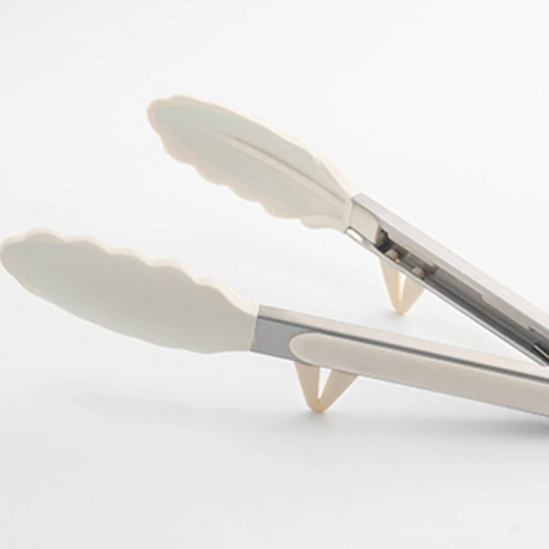 Stezaljka za hranu za roštilj Neklizajuća kopča za roštilj od nehrđajućeg čelika Silikonska hvataljka za roštilj na visokim temperaturama Blagovaonica Kuhinjski dodaci