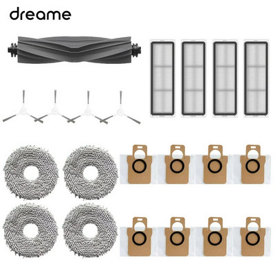 Dreame Bot L10s Pro L10s Ultra Robot Aspirator Piese de schimb, cauciuc/perie laterală, capac, filtru, cârpă pentru mop, sac de praf opțional