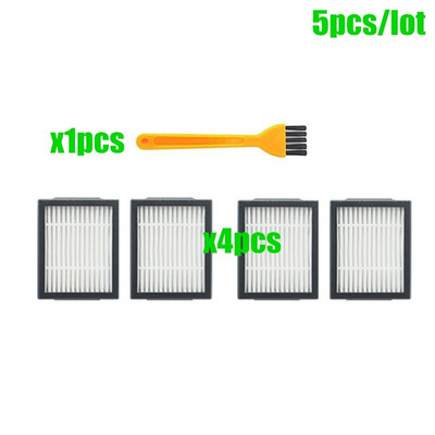 Φίλτρο Hepa + Πλαϊνή βούρτσα + Βούρτσα Ρολό + σακούλες σκόνης Ανταλλακτικά για iRobot Roomba i7 E5 E6 I Series Ηλεκτρική σκούπα