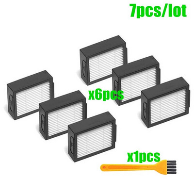 Φίλτρο Hepa + Πλαϊνή βούρτσα + Βούρτσα Ρολό + σακούλες σκόνης Ανταλλακτικά για iRobot Roomba i7 E5 E6 I Series Ηλεκτρική σκούπα