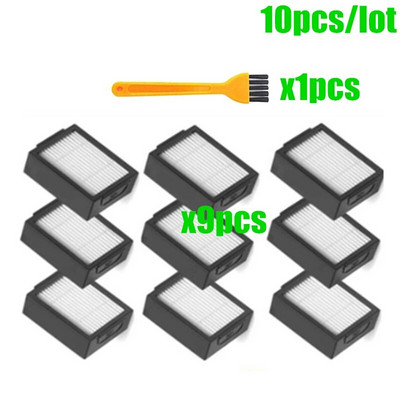 Φίλτρο Hepa + Πλαϊνή βούρτσα + Βούρτσα Ρολό + σακούλες σκόνης Ανταλλακτικά για iRobot Roomba i7 E5 E6 I Series Ηλεκτρική σκούπα