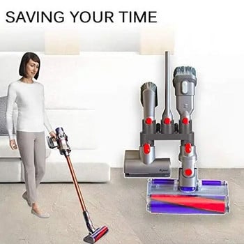 Βάση βάσης αποθήκευσης για Dyson V7 V8 V10 Εξαρτήματα Absolute Vacuum Cleaner Βάση εργαλείου βούρτσας Ακροφύσιο βάσης βάσεις σταθμών