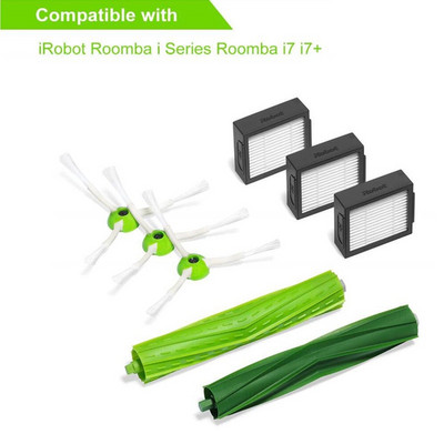 Piederumi Birste Roll Sānu Brush Hepa filtrs priekš iRobot Roomba i7 E5 E6 I Series robotu putekļsūcēja rezerves daļas