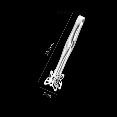 Roostevabast terasest kullast hõbedast toidutangid kassipalli liblika kujuga köök BBQ klambriga kooki leiva steiki puhvetklambriga toiduvalmistamisnõud