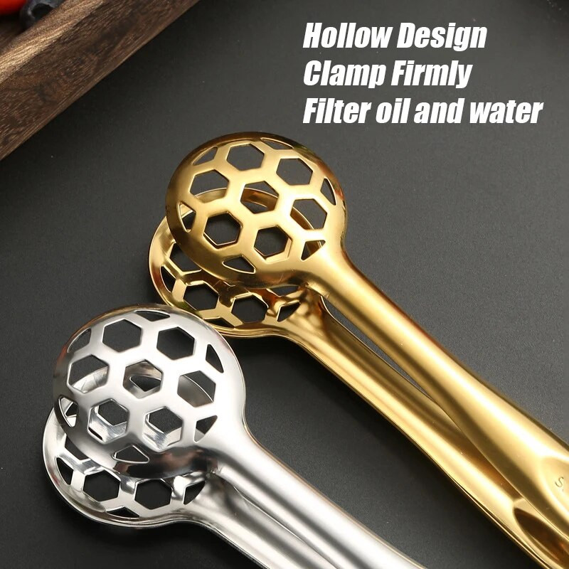 Roostevabast terasest kullast hõbedast toidutangid kassipalli liblika kujuga köök BBQ klambriga kooki leiva steiki puhvetklambriga toiduvalmistamisnõud