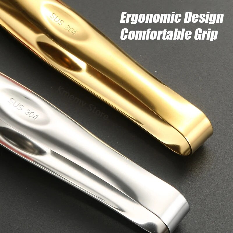 Roostevabast terasest kullast hõbedast toidutangid kassipalli liblika kujuga köök BBQ klambriga kooki leiva steiki puhvetklambriga toiduvalmistamisnõud