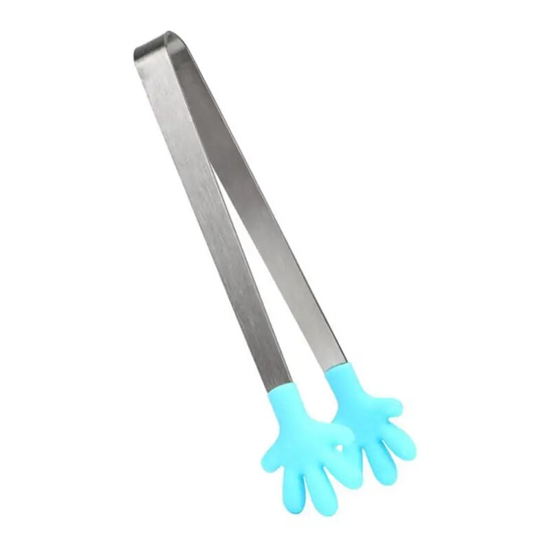 Kūrybinis silikoninis maisto spaustukas Neslystantis virtuvės priedai Maisto žnyplės Virtuvės kepsnys kepsnys kepsnys salotos duonos spaustukas