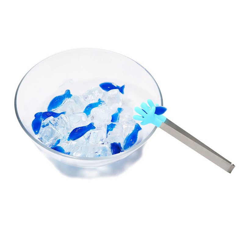 Kūrybinis silikoninis maisto spaustukas Neslystantis virtuvės priedai Maisto žnyplės Virtuvės kepsnys kepsnys kepsnys salotos duonos spaustukas