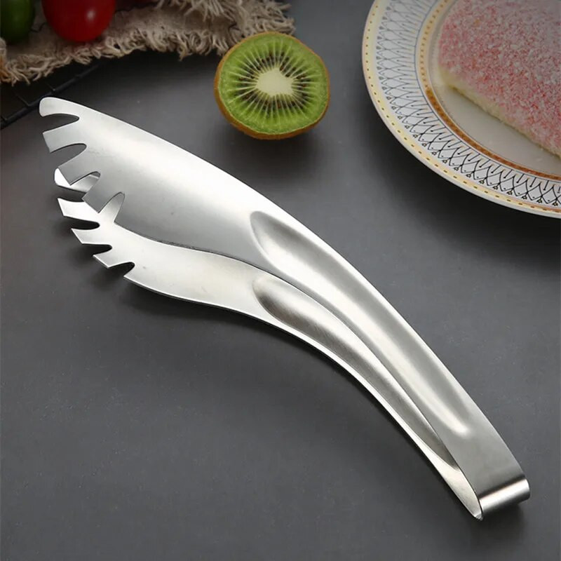 Cleste noi pentru grătar Clemă pentru friptură Clemă pentru prăjitură Ustensile de bucătărie din oțel inoxidabil Ustensile de gătit la îndemână Accesorii de bucătărie