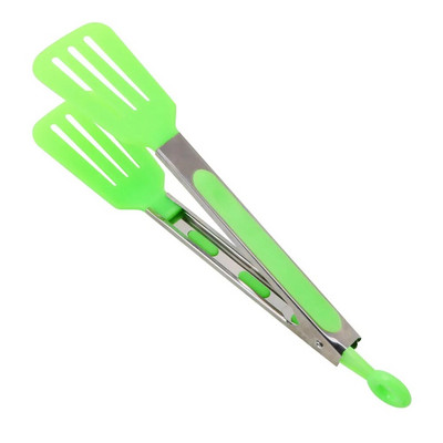 Ustensile de gătit de bucătărie Clestă de bucătărie antiaderentă pentru pizza, pâine, friptură, mâner din oțel inoxidabil, ustensile pentru salată, clește pentru grătar