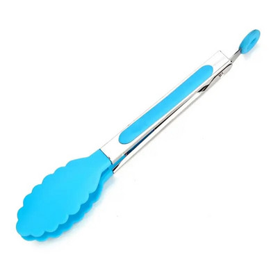 Clestă pentru mâncare Clestă de bucătărie din oțel inoxidabil din silicon din nailon Clemă de gătit antiderapante Unelte pentru salată pentru grătar Accesorii de bucătărie pentru grătar