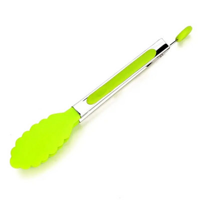 Clestă pentru mâncare Clestă de bucătărie din oțel inoxidabil din silicon din nailon Clemă de gătit antiderapante Unelte pentru salată pentru grătar Accesorii de bucătărie pentru grătar