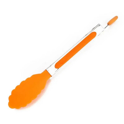 Clestă pentru mâncare Clestă de bucătărie din oțel inoxidabil din silicon din nailon Clemă de gătit antiderapante Unelte pentru salată pentru grătar Accesorii de bucătărie pentru grătar