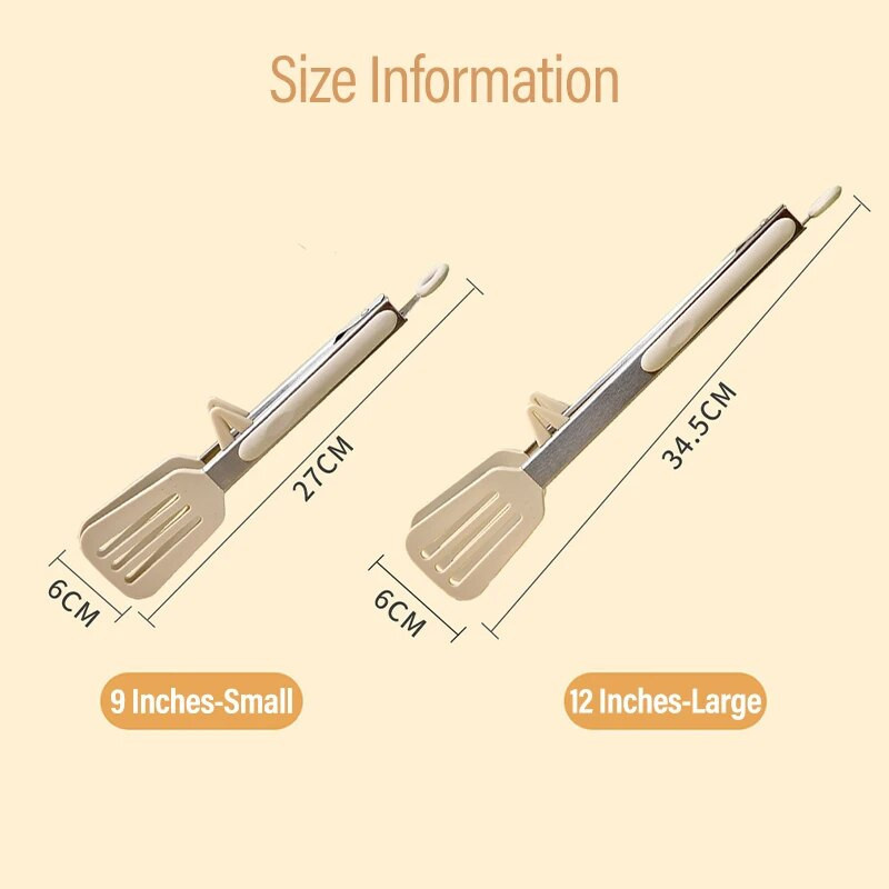 Silikoninis maisto žnyplių spaustukas nerūdijančio plieno kepsninės salotos Įrankiai Mėsos kepimas Duona Neslystantis spaustukas Grilis Prietaisai Virtuvės reikmenys