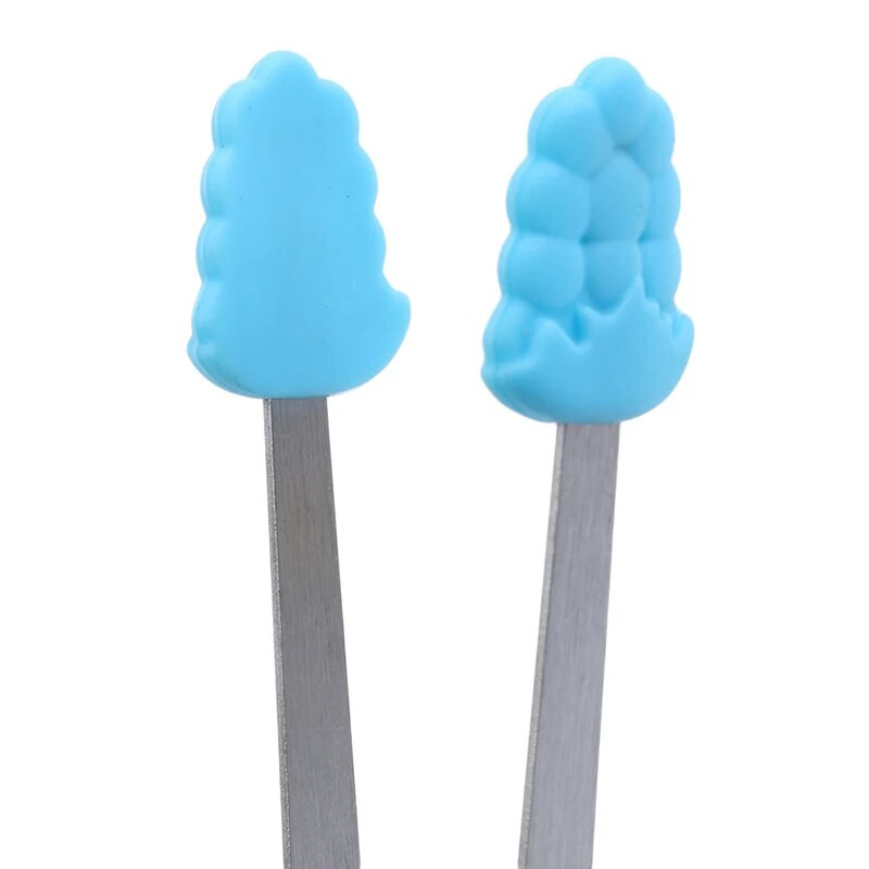 Cleste de servire pentru grătar din silicon pentru bucătărie pentru gătit Ustensila cu mâner din oțel inoxidabil Clip pentru grătar Cles pentru servire pâine pentru salată