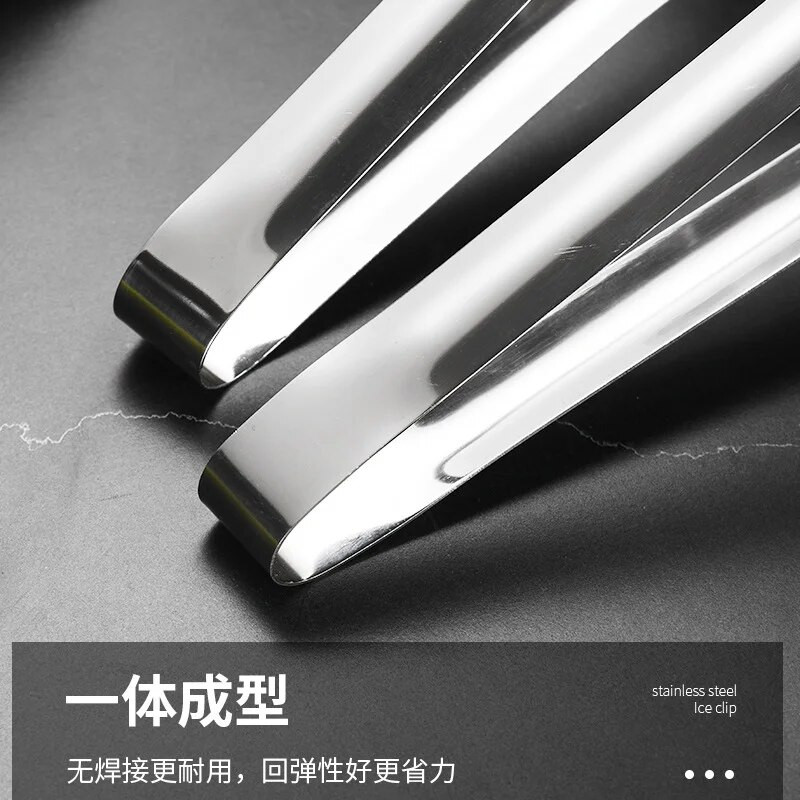 Clestă poroasă îngroșată anti-opărire pentru cleme pentru alimente, din oțel inoxidabil, scurgere de ulei, friptură la grătar, carne, salată, clemă pentru pâine, ustensile de bucătărie