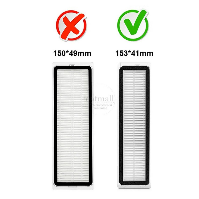 Pakaitinis HEPA filtras skirtas Xiaomi Dreame D9 / L10 Pro RLS5L Dulkių siurblio filtrai Priedai Atsarginės dalys Eksploatacinės medžiagos