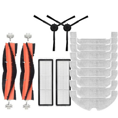 Levehető főkefe Hepa szűrős oldalkefe felmosó kendő Xiaomi Mi STYTJ05ZHM Robotporszívó-Mop 2 Ultra Cleaner alkatrészhez