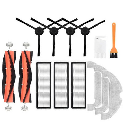 Levehető főkefe Hepa szűrős oldalkefe felmosó kendő Xiaomi Mi STYTJ05ZHM Robotporszívó-Mop 2 Ultra Cleaner alkatrészhez
