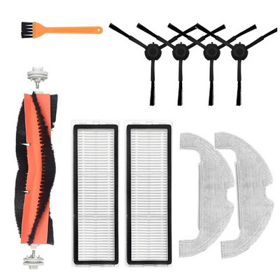 Levehető főkefe Hepa szűrős oldalkefe felmosó kendő Xiaomi Mi STYTJ05ZHM Robotporszívó-Mop 2 Ultra Cleaner alkatrészhez