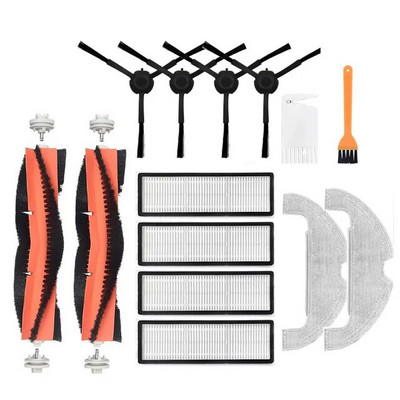 Levehető főkefe Hepa szűrős oldalkefe felmosó kendő Xiaomi Mi STYTJ05ZHM Robotporszívó-Mop 2 Ultra Cleaner alkatrészhez
