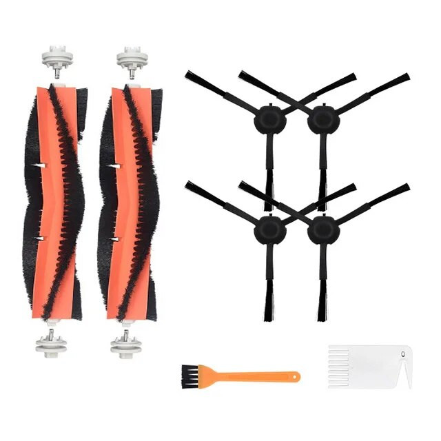 Nuimamas pagrindinis šepetys Hepa filtro šoninio šepečio šluostė, skirta Xiaomi Mi STYTJ05ZHM roboto dulkių siurblys-Mop 2 Ultra Cleaner atsarginė dalis