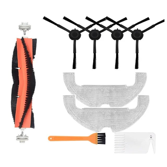 Nuimamas pagrindinis šepetys Hepa filtro šoninio šepečio šluostė, skirta Xiaomi Mi STYTJ05ZHM roboto dulkių siurblys-Mop 2 Ultra Cleaner atsarginė dalis