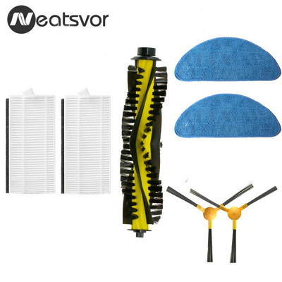 Hepa Filter Mop pagrindinis šepetys, skirtas Neatsvor X500 X520 X600 Pro Tesvor X500 T8 S6 Ikhos Create NetBot S15 dulkių siurblio atsarginės dalys