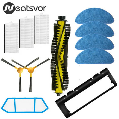 Hepa Filter Mop pagrindinis šepetys, skirtas Neatsvor X500 X520 X600 Pro Tesvor X500 T8 S6 Ikhos Create NetBot S15 dulkių siurblio atsarginės dalys