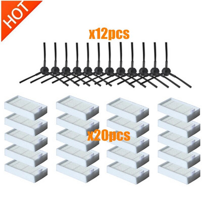 Πλαϊνή βούρτσα Πρωτεύον φίλτρο σκόνης Hepa φίλτρο σφουγγαρίστρα για chuwi ilife v5 v5s V3 V3s v5pro x5 ηλεκτρική σκούπα ρομπότ Ανταλλακτικά αξεσουάρ