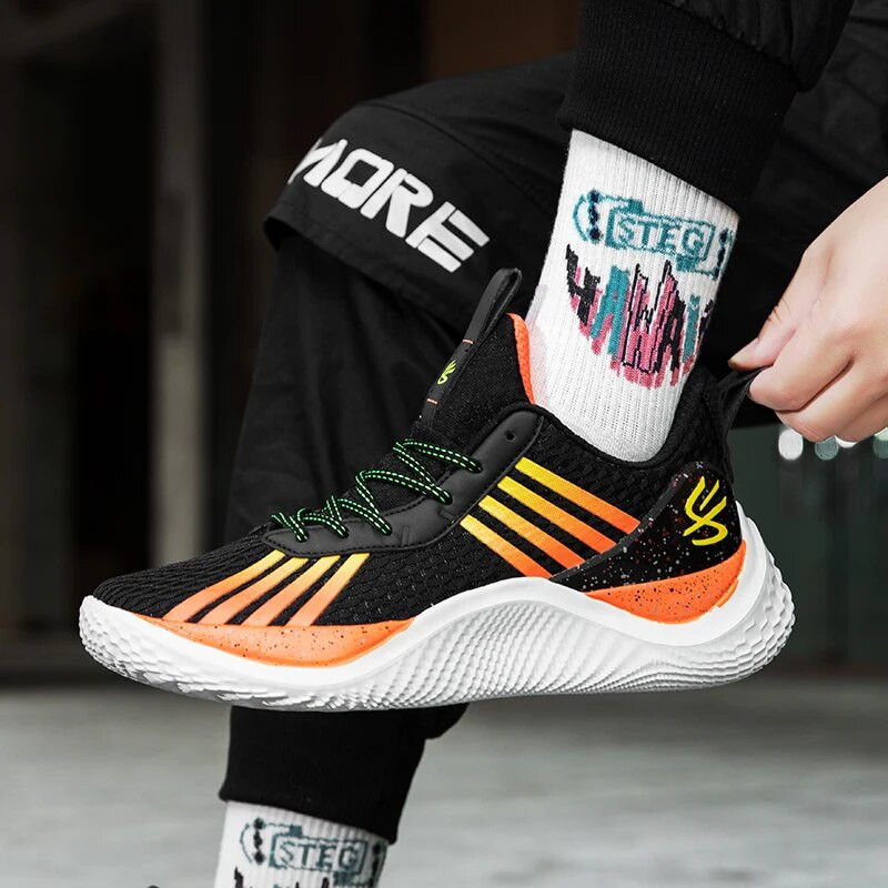 Pantofi de baschet pentru bărbați, pantofi de exterior pentru femei, pantofi de sală rezistenti la uzură, cu amortizare, pantofi de tenis respirabili, pentru bărbați